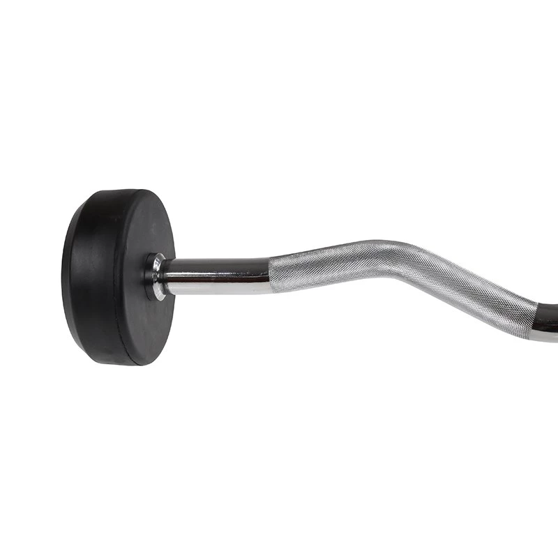 HMS GSL10 vaste gerubberde lange halter/handgreep 10 kg