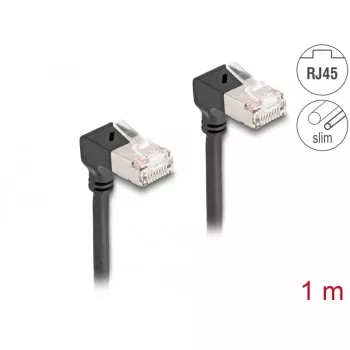 Netwerkkabel DeLOCK RJ45 Cat.6A 1m zwart