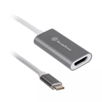 Adapter SILVERSTONE USB 3.1 Type-C naar HDMI 2.0b SST-EP07C-E, videouitgangadapter