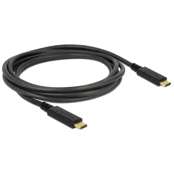 USB-kabel DeLOCK 83668 USB 3.2 Gen 1 2m USB C zwart