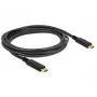 USB-kabel DeLOCK 83668 USB 3.2 Gen 1 2m USB C zwart