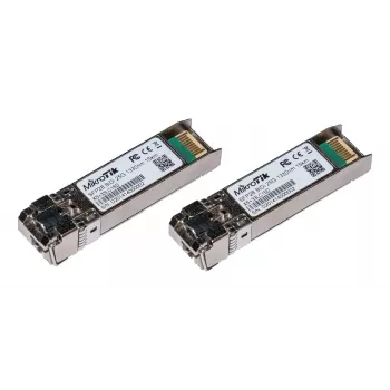 MikroTik SFP+ 10G/25G bidirectionele SFP-modules, enkele LC-stekker, 15 km