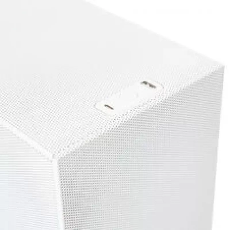 Mini-ATX-pc-behuizing ssupd Meshroom S V2, wit, mesh-panelen, ondersteunt ATX-moederbord en PCIe 5.0