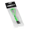 CableMod ModMesh - SATA-kabel - Serial ATA 150/300/600 - SATA (W) naar SATA (W) - 60 cm - lichtgroen (CM-CAB-SATA-N60KLG-R)