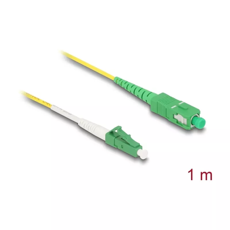 DeLOCK 83235 InfiniBand-glasvezelkabel 1m LC SC OS2 geel