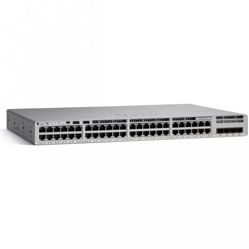 Cisco - Catalyst 9200 - Network Essentials - Switch - L3 managed 48 x 10/100/1000 rack-montabel