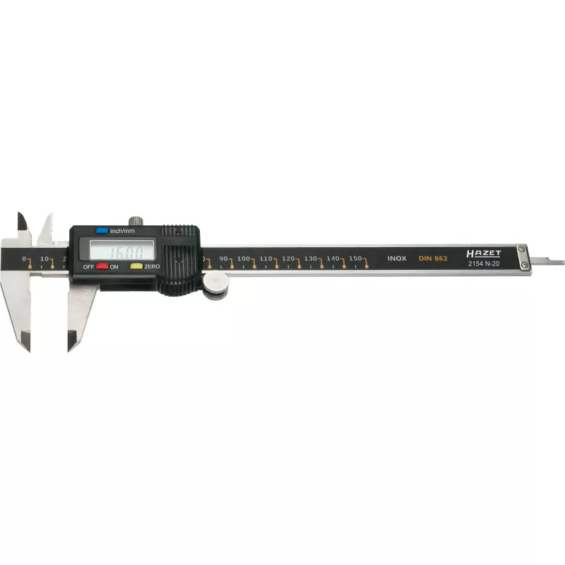 Digitale schuifmaat 2154N-20, meetinstrument zwart