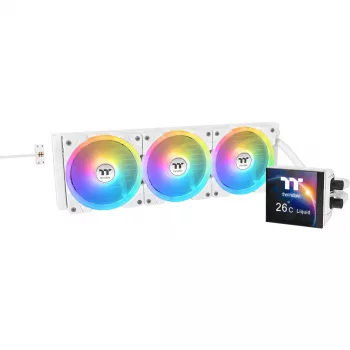 AIO-vloeistofkoeler THERMALTAKE MAGFloe 360 Ultra wit 360mm-radiator, 360 mm, wit