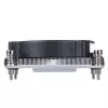 Processorkoeler SILVERSTONE SST-XE01-1700A — 8 cm ventilator, 1000–5500 tpm, dual-kogellager, zwart