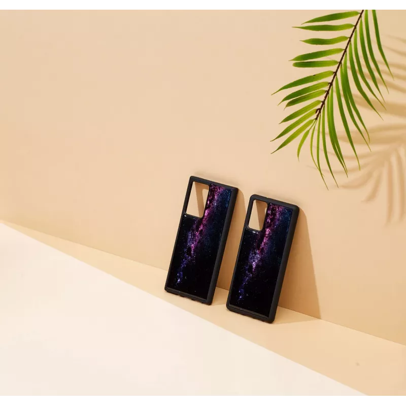 Hoesje iKins voor Samsung Galaxy Note 20 — Milky Way zwart