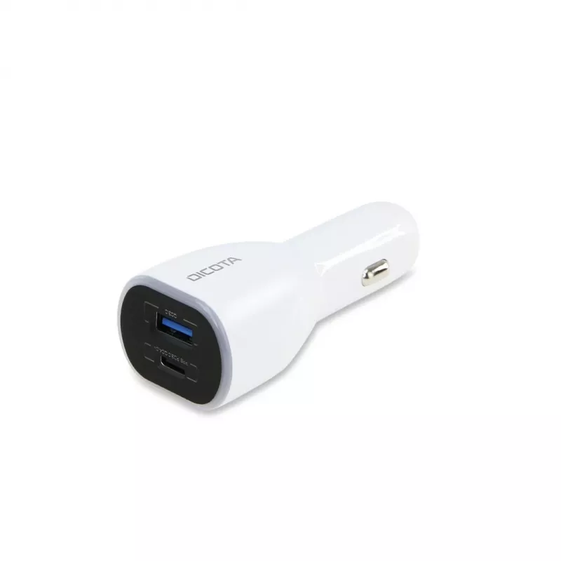 DICOTA D31932 mobiele oplader laptop, smartphone, tablet wit sigarettenaansteker auto