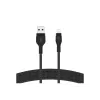 Lightning-kabel 2 m Belkin CAA010BT2MBK USB-C naar Lightning zwart