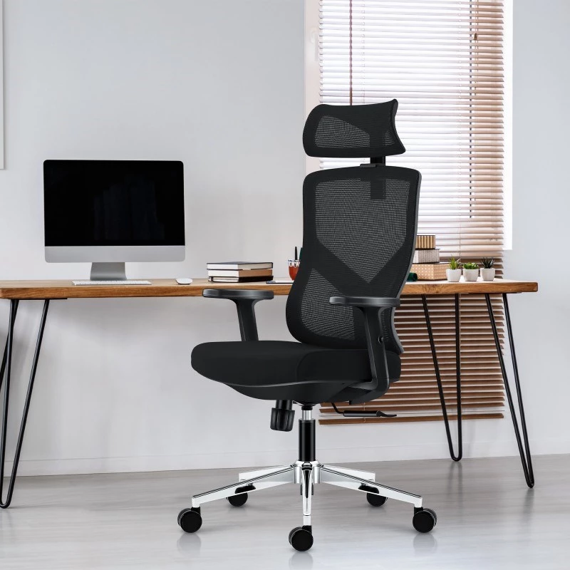 Bureaustoel mark adler Manager 3.3 zwart — ergonomisch design, draaivoet