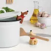 Ototo Buddy lepelhouder en stoomafvoer, zandsteenbeige