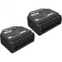 Slimme schakelaar Shelly 2PM Gen3 zwart 2P draadloos 110-240V