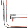Testleidingset Voltcraft MS-4P — 1,20 m, zwart/rood geïsoleerde leidingen