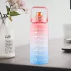 Extralink Motivatie-waterfles, 2000 ml, groen-paars, BUT-190