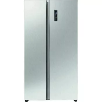 Bomann vrijstaande combinatie-side-by-side-koelkast 442 L RVS – 291 L koelgedeelte / 151 L vriesgedeelte, NoFrost, MultiAirflow