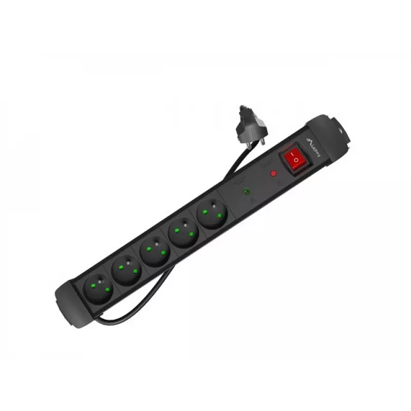 Stekkerdoos 5,0 m 5x230 CZ SP1-05E-0500-B