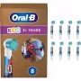 Oral-B Kids Spiderman vervangende borstelkoppen, wit, 8 stuks