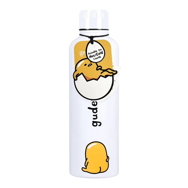 Metalen drinkfles Paladone Gudetama — geïsoleerde roestvrijstalen fles met karakterdesign