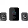 Defender V12 65212 2.1 computerluidsprekers, 11 W, 5 W subwoofer, USB-voeding, led-verlichting, zwart, 115 x 130 x 223 mm