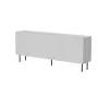 Cama Meble LUCCA 4D ladekast, 200x40x80 cm, wit