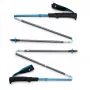 DIAMOND zwart DISTANCE CARBON TREKKING POLES, 125CM - DESERT SKY