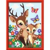 Schilderen-op-nummer-set Ravensburger CreArt gelukkig hert — genummerde canvas-schilderset