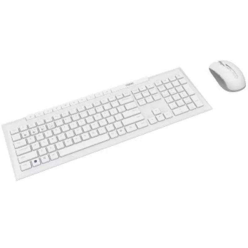 Rapoo 8210M multimode draadloze toetsenbord-en-muisset, wit