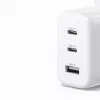 Wandlader UGREEN CD275 2× USB Type-C 65W wit — dual-USB-C 65W snelladen, 100–240V ingang