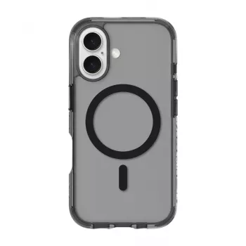 Hoes LAUT CRYSTAL MATTER X voor iPhone 16-serie transparant zwart