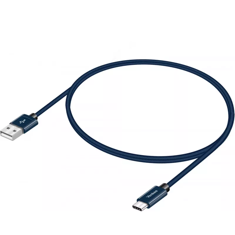 YENKEE YCU 301 BE USB-A 2.0/USB-C-kabel 1m lila