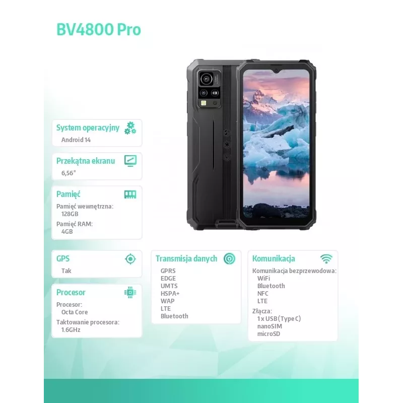 Blackview BV4800Pro 4GB/128GB zwart