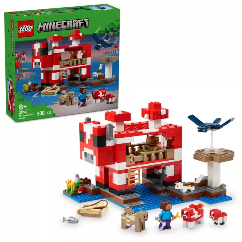 LEGO MINECRAFT 21270 Het Mooshroom-huis