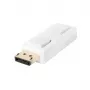 Kabel Gender Changer LogiLink CV0100 DisplayPort naar HDMI wit