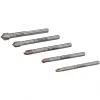 Borenset Makita E-25410 voor glas en tegels, 5 stuks