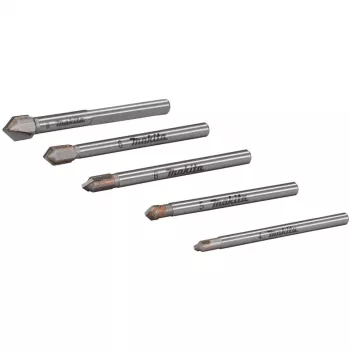 Borenset Makita E-25410 voor glas en tegels, 5 stuks