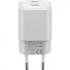 USB-C dual-fast oplader Nano, PD, GaN, 35 watt (wit, 2x USB-C, Power Delivery 3.0)