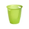 Durable TREND ronde prullenbak 31,5 cm, groen doorschijnend