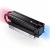 M.2 SSD-koeler Jonsbo M.2-7 zwart — passieve koelplaat voor M.2-drives, plat aluminium ontwerp