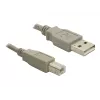 USB-kabel DeLOCK 82216 USB 2.0 3 m USB A USB B grijs