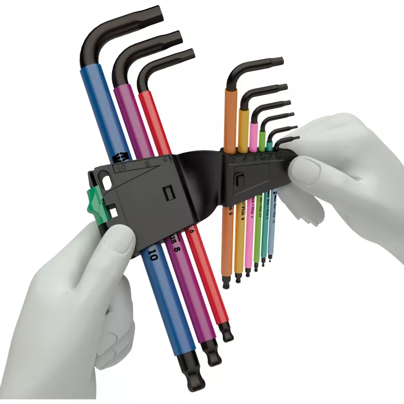 L-vormige inbussleutelset Wera 05022210001