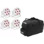 LED spotlicht EUROLITE SLS-7 HCL 4x wit met softbag