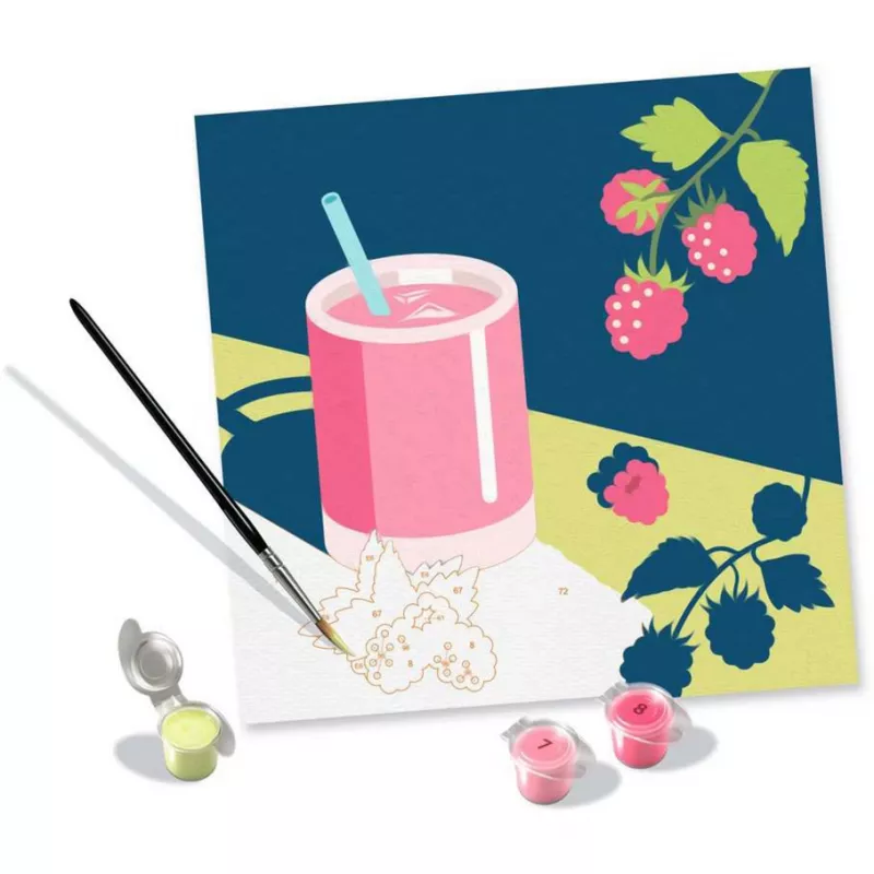 Ravensburger CreArt schilderset — Mocktail Raspberry (25562) creatieve set