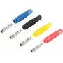 Bananenkoppeling set ShiverPeaks BS56215-SET — bananenstecker-set, meerkleurig (blauw, geel, zwart, rood)