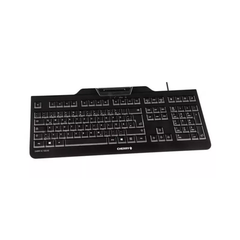 CHERRY KC 1000 SC toetsenbord USB QWERTZ Zwitsers zwart