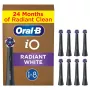 Oral-B IO Series Radiant wit zwart originele borstelkoppen voor tandenbleking 8