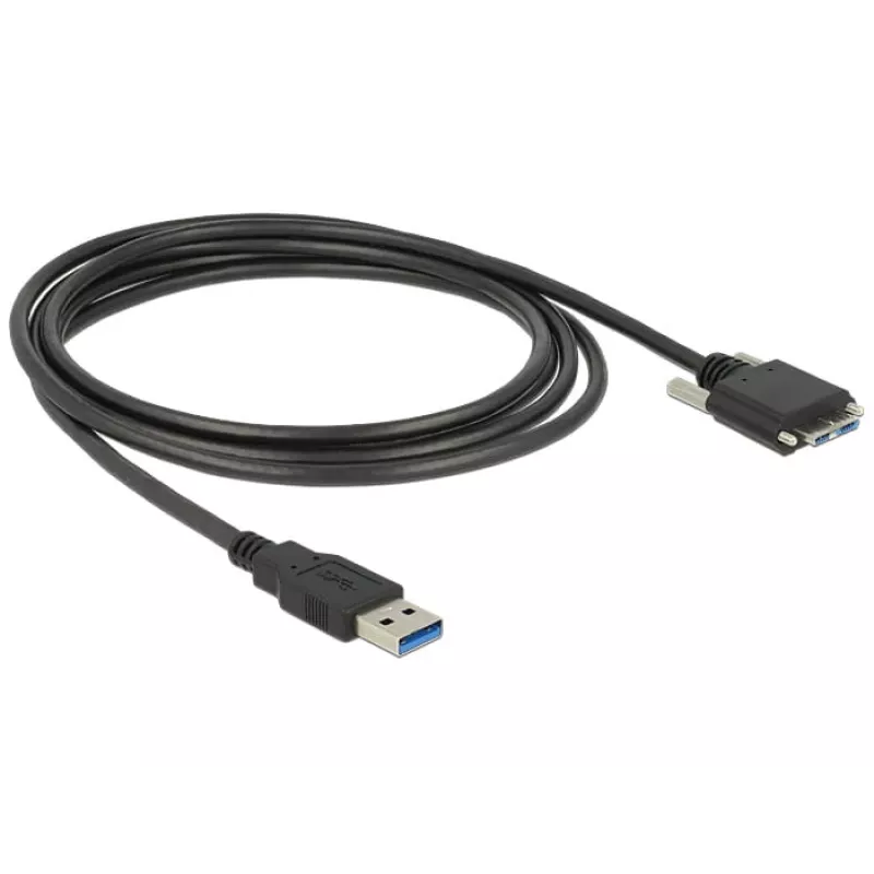 USB-kabel DeLOCK 83599 USB 3.2 Gen 1 3 m USB A Micro-USB B zwart