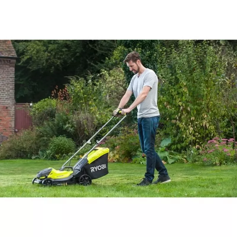 Ryobi OLM1833B grasmachine duwmaaier accu zwart, groen